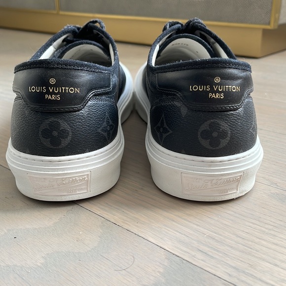 Louis Vuitton mens LUXEMBOURG SNEAKER size 10US (size 9 LV). Worn once indoors - Picture 3 of 7